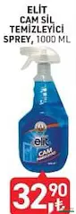 TARIM KREDİ ELİT CAM SİL TEMİZLEYİCİ SPREY 1000 ML fiyat ve kampanya bilgisi